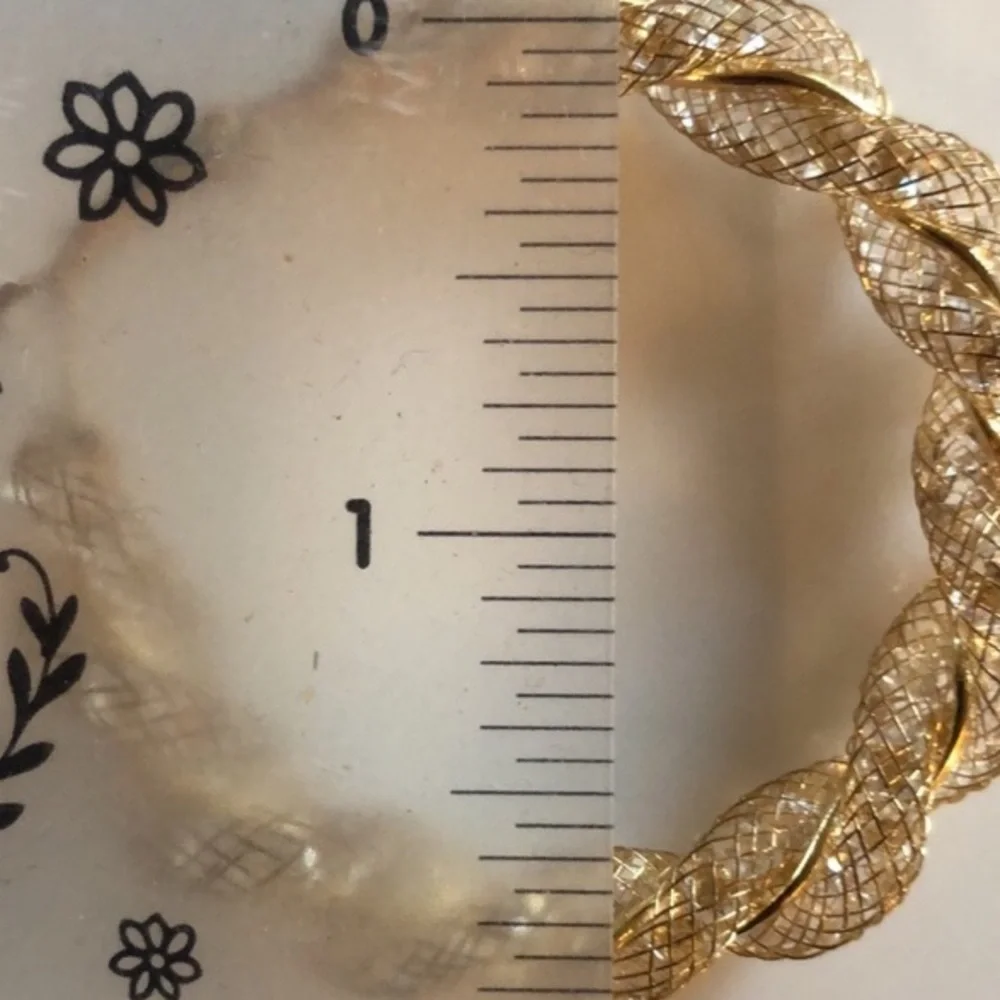 Spiral twist hoop earrings for pierced ears